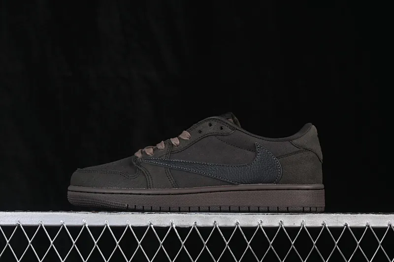 All categories Air Jordan Jordan series basketball shoes Air Jordan 1 Low ZG version Travis Scott x Air Jordan 1 Low OG AJ1 Joe 1 undercut low top full head layer DM7866-202